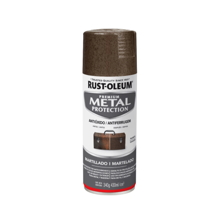 Aerosol Para Metal, Marrón Martillado - Rust Oleum Metal Protection