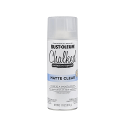 Pintura en aerosol a la tiza transparente mate - Rust Oleum Chalked