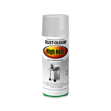 Aerosol alta temperatura, color plata mate -RUST-OLEUM