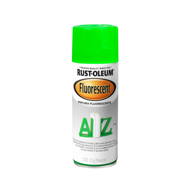 Aerosol Fluorescente Verde Neón - Rust Oleum Fluorescent