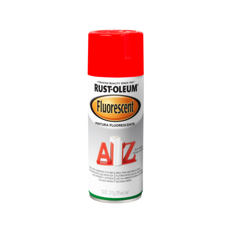 Aerosol Fluorescente Rojo Naranja - Rust Oleum Fluorescent