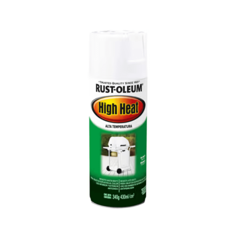 RUST-OLEUM Aerosol Alta Temperatura Color Blanco