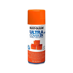 Pintura En Aerosol Naranja Brillante - Rust Oleum Ultra Cover 2X