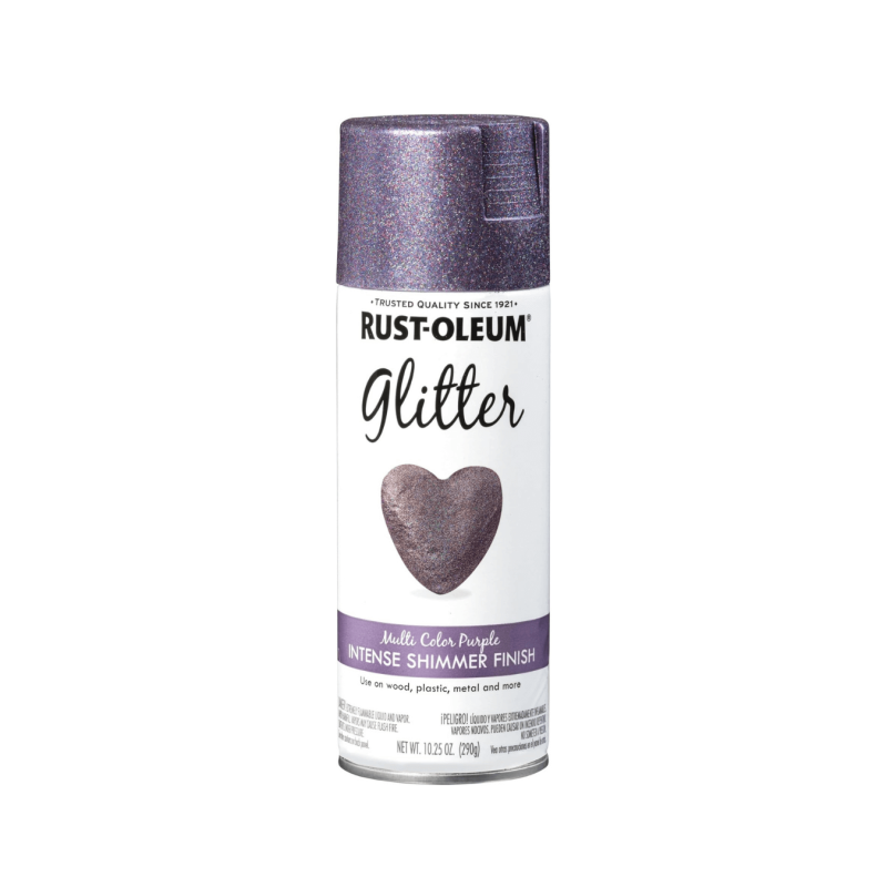 Aerosol Con glitter Brillantina Púrpura Multicolor - Rust Oleum Glitter