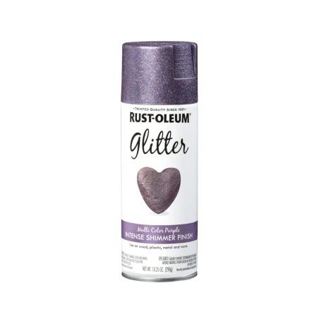 Aerosol Con glitter Brillantina Púrpura Multicolor - Rust Oleum Glitter