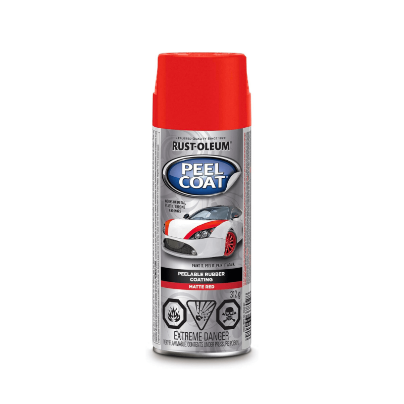 Pintura Agomada Removible Rojo Mate - Rust Oleum Peel Coat
