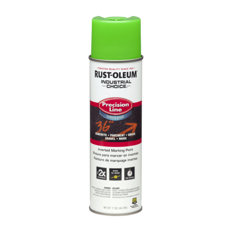 Aerosol invertido al agua fluorescente Verde - Rust Oleum