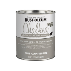Pintura Brochable Tizada Gris Campestre - Rust Oleum Chalked