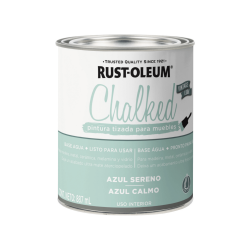 Pintura Brochable Tizada Azul Sereno - Rust Oleum Chalked
