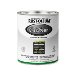 Pintura Pizarrón a base de agua color negro, RUST-OLEUM