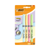 Resaltadores Highlighter Grip, Colores Pastel Surtidos - BIC