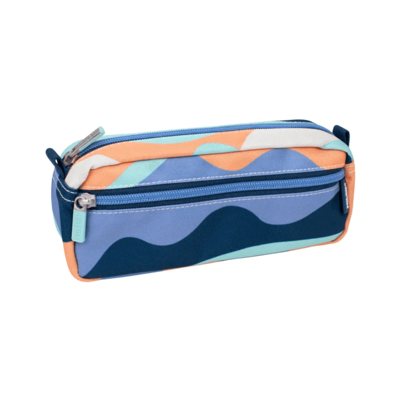 Estuche Escolar Portatodo Rectangular Con 2 Cremalleras - MILAN