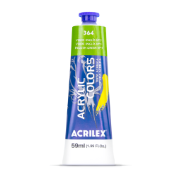 Pintura Acrylic Colors 59ml Verde Inglés 364 - ACRILEX