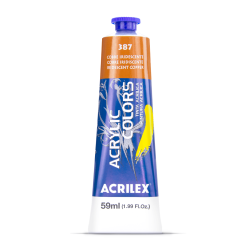Pintura Acrylic Colors 59ml Cobre Iridiscente 387 - ACRILEX