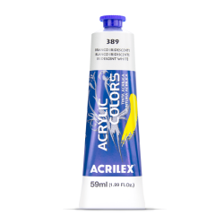 Pintura Acrylic Colors 59ml Blanco Iridiscente 389 - ACRILEX