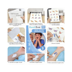 Papel Transparente Para Tatuajes A4 - Handi Print