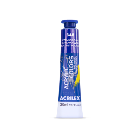 Pintura Acrylic Colors 20ml Ultramar Claro 348 - ACRILEX