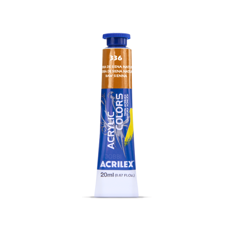 Pintura Acrylic Colors 20ml Tierra Siena Natural 336 - ACRILEX