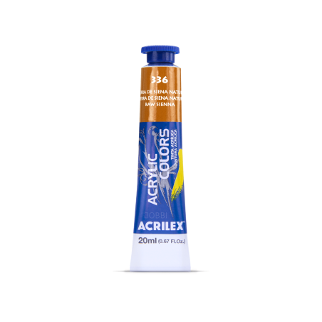 Pintura Acrylic Colors 20ml Tierra Siena Natural 336 - ACRILEX