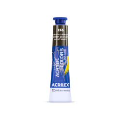 Pintura Acrylic Colors 20ml Sombra Quemada 356 - ACRILEX