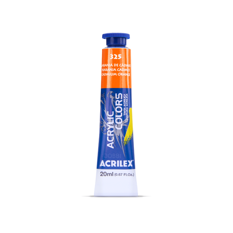Pintura Acrylic Colors 20ml Naranja Cadmio 325 - ACRILEX