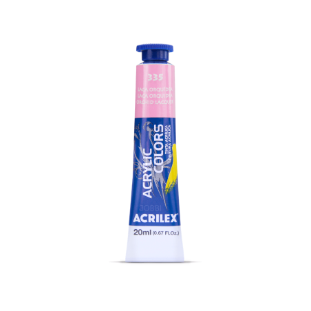 Pintura Acrylic Colors 20ml Laca Orquidea 335 - ACRILEX