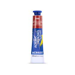 Pintura Acrylic Colors 20ml Laca Carminada 346 - ACRILEX