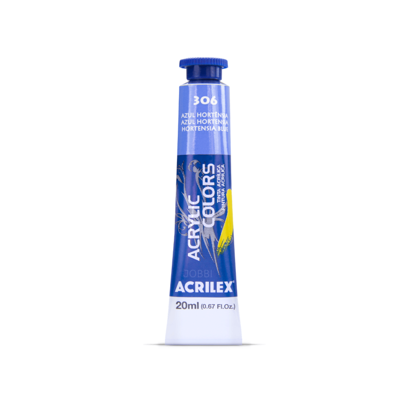 Pintura Acrylic Colors 20ml Azul Hortensia 306 - ACRILEX