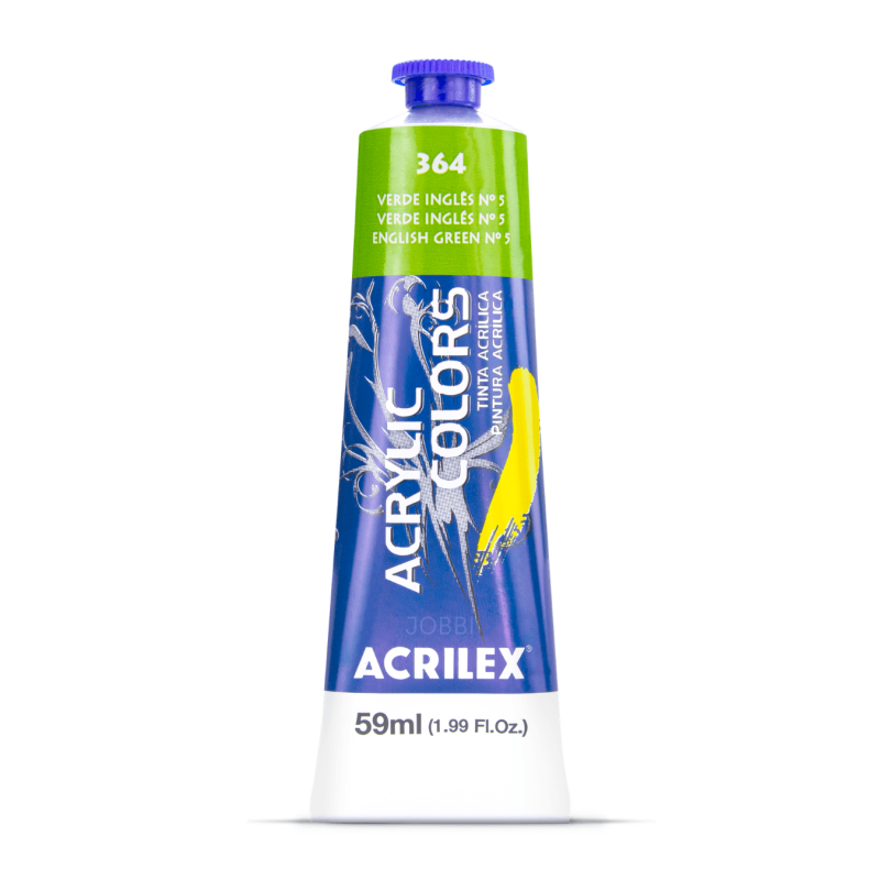 Pintura Acrylic Colors 59ml Verde Inglés 364 - ACRILEX