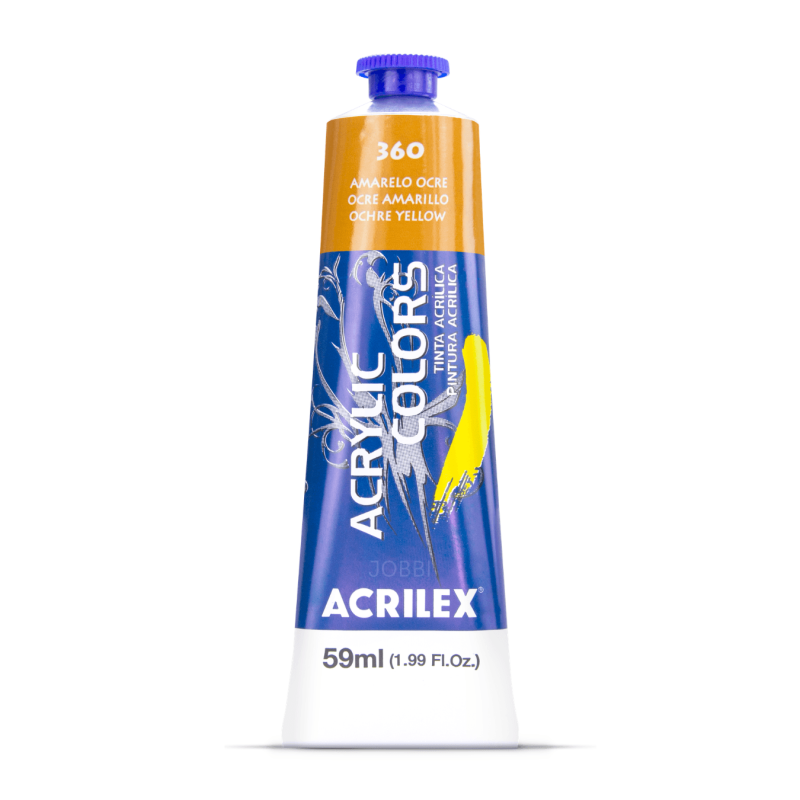 Pintura Acrylic Colors 59ml Ocre Amarillo 360 - ACRILEX