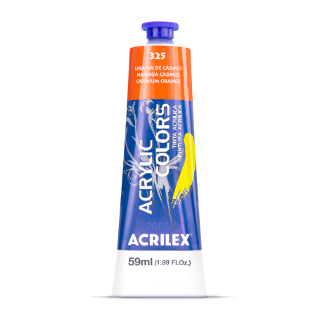 Pintura Acrylic Colors 59ml Naranja Cadmio 325 - ACRILEX
