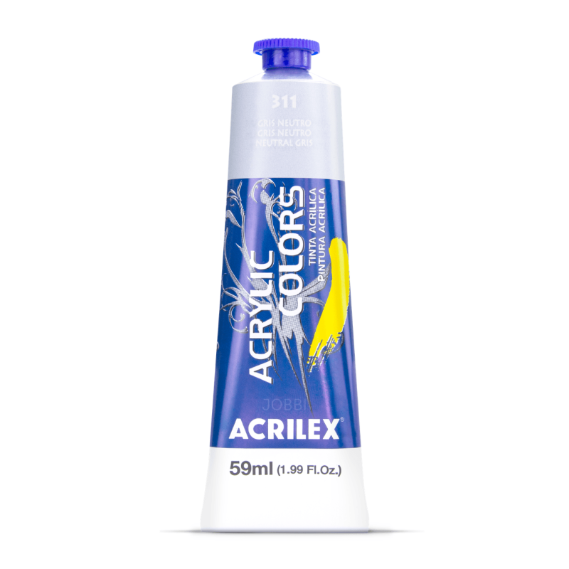 Pintura Acrylic Colors 59ml Gris Neutro 311 - ACRILEX