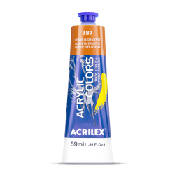 Pintura Acrylic Colors 59ml Cobre Iridiscente 387 - ACRILEX