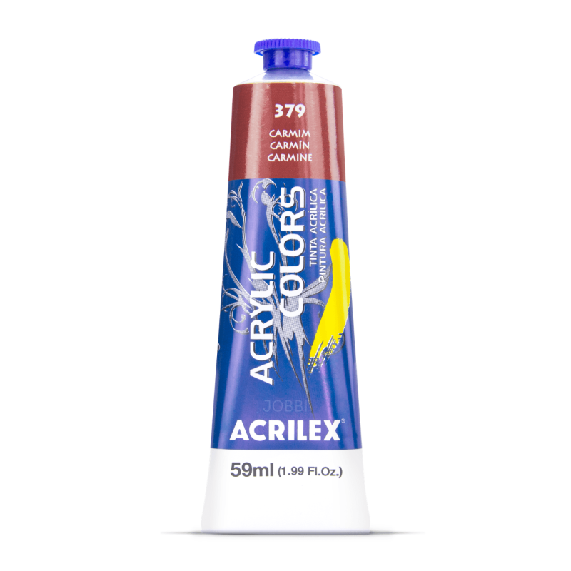 Pintura Acrylic Colors 59ml Carmín 379 - ACRILEX