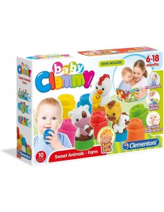Set de bloques  animales dulces, CLEMENTONI