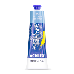 Pintura Acrylic Colors 59ml Azul Cerúleo 347 - ACRILEX