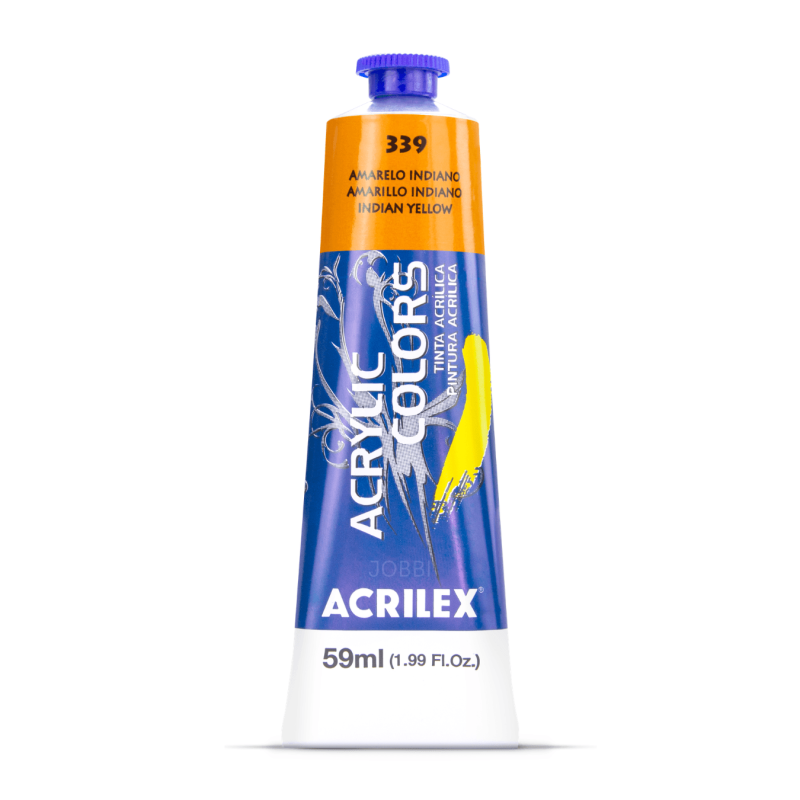 Pintura Acrylic Colors 59ml Amarillo Indiano 339 - ACRILEX