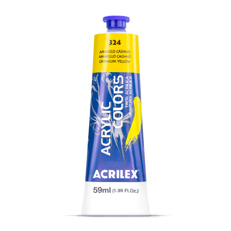 Pintura Acrylic Colors 59ml Amarillo Cadmio 324 - ACRILEX