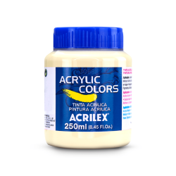 Pintura Acrylic Colors 250ml Amarillo Piel 326 - ACRILEX