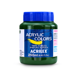 Pintura Acrylic Colors 250ml Verde Oliva 334 - ACRILEX