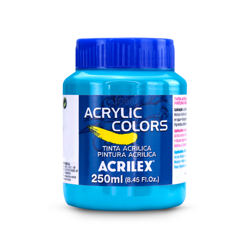 Pintura Acrylic Colors 250ml Azul Turquesa 363 - ACRILEX