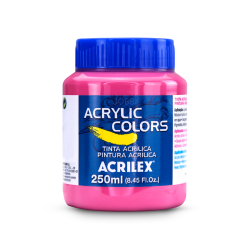Pintura Acrylic Colors 250ml Rosa Oscuro 316 - ACRILEX