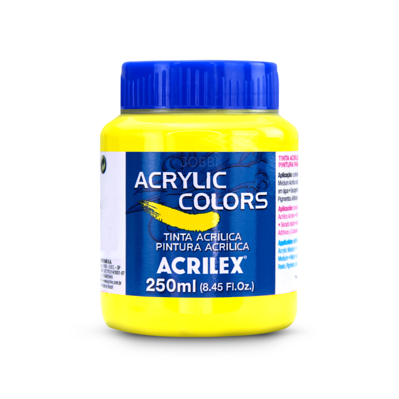 Pintura Acrylic Colors 250ml Amarillo Cadmio Claro 340 - ACRILEX