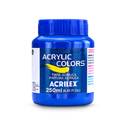 Pintura Acrylic Colors 250ml Azul Cobalto 308 - ACRILEX