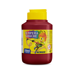 Tempera Guache 250ml Vino 565 - ACRILEX
