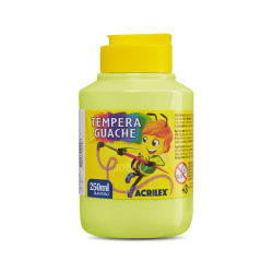 Tempera Guache 250ml Amarillo limón - ACRILEX