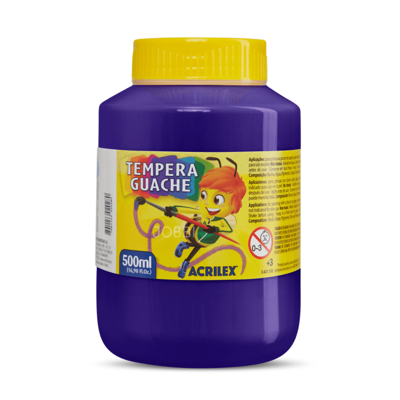 Tempera Guache 500ml Violeta - ACRILEX