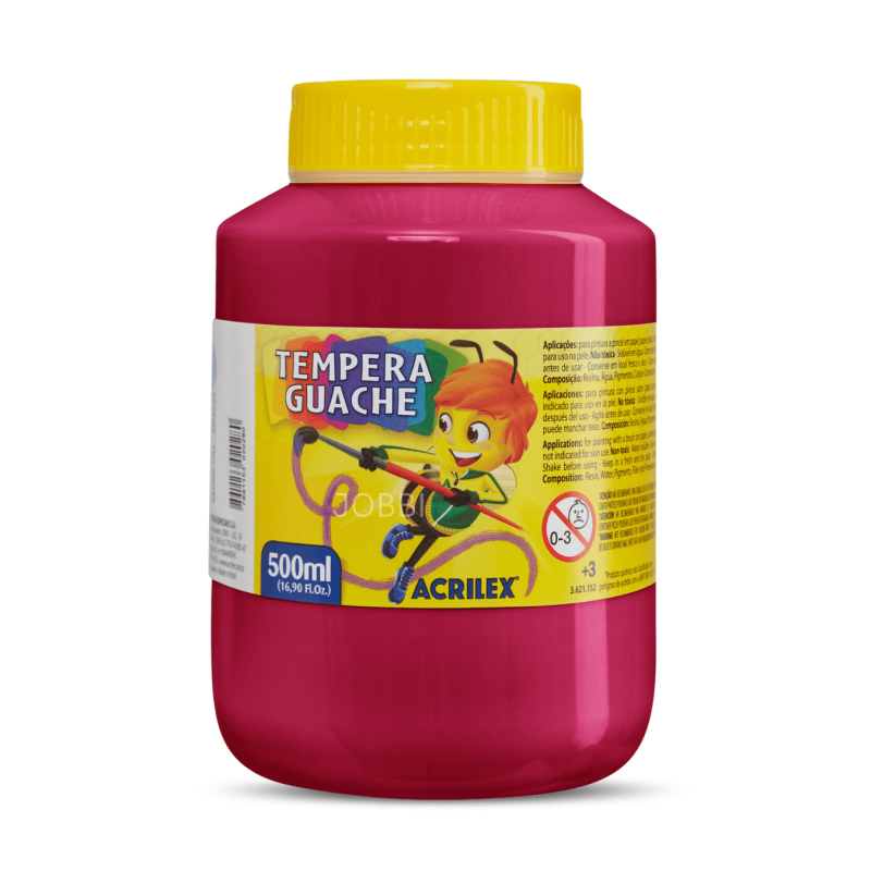Tempera Guache 500ml Magenta - ACRILEX