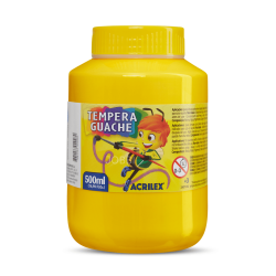 Tempera Guache 500ml Amarillo - ACRILEX