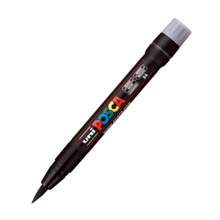 Marcador PCF-350 Punta Pincel Color Negro - POSCA